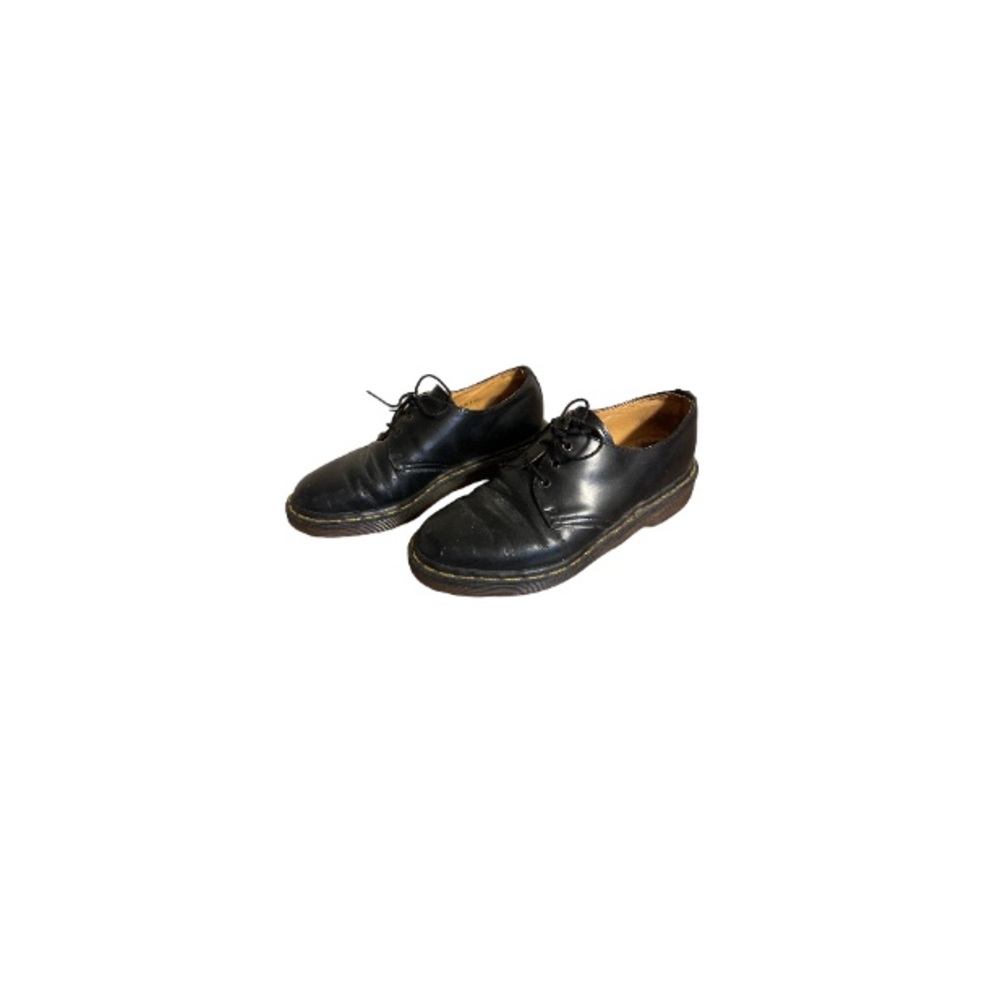 Dr. Martens Vintage Black Leather Lace Up Oxfords - Boy’s UK Size 4